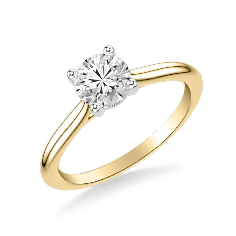 women’s custom engagement rings with diamonds-Classic Solitaire Semi Mount