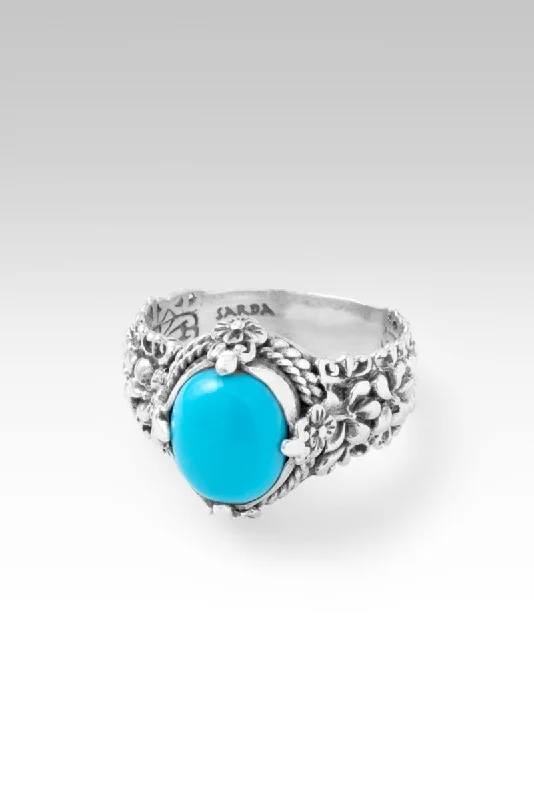 men’s signet rings with diamonds-Garden Dreams Ring™ in Sleeping Beauty Turquoise