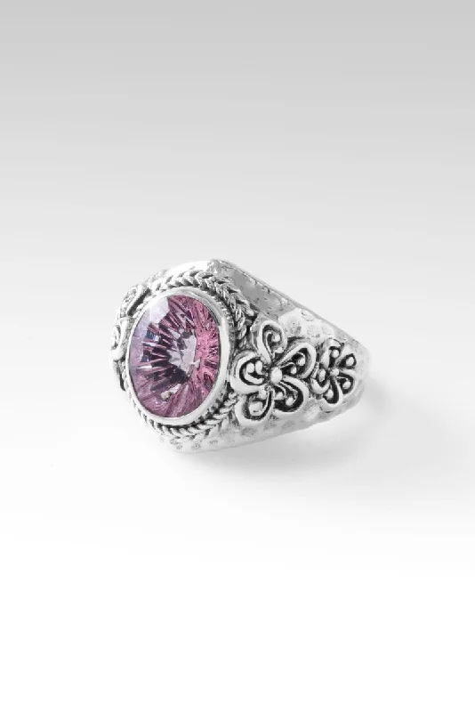 women’s rings with diamonds and sapphires-Garden Grace Ring™ in Pink Cashmere™ Mystic Quartz