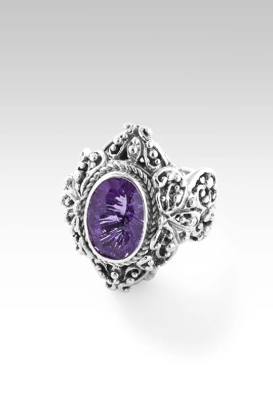 classic engagement rings with diamonds for women-Glory Shines Ring™ in Amethyst