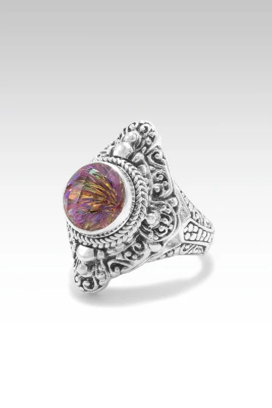 women’s wedding bands with rubies and sapphires-Goodness & Love Ring™ In Northern Lights™ Mystic Quartz