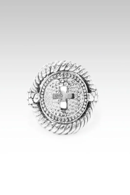 women’s engagement rings with rubies and sapphires-Honest Shield Ring™ in Watermark