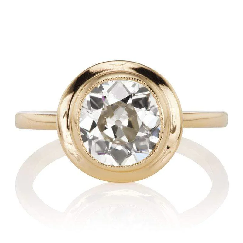 vintage rings for women with diamonds-Hunter 1.70