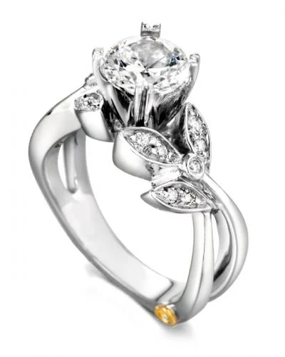 women’s wedding rings with diamonds and sapphires-Mystic Engagement Ring