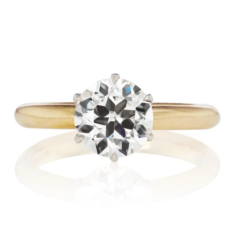 vintage engagement rings with white diamonds-Amani