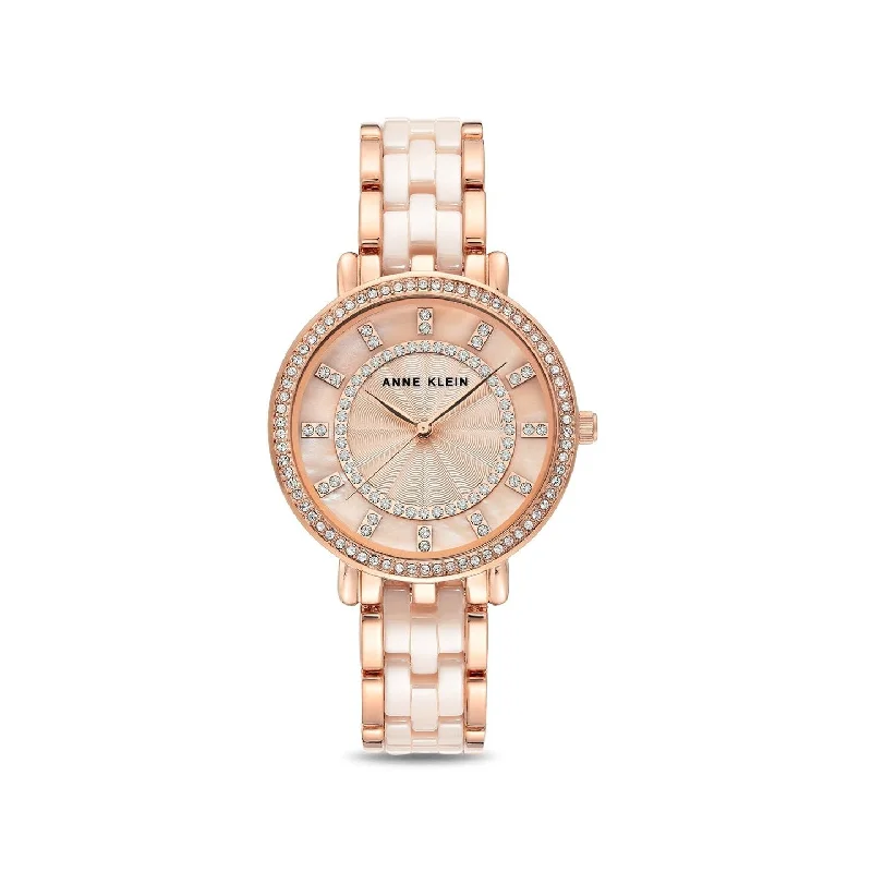 solar-powered watches for outdoor enthusiasts -Anne Klein AK3810LPRG Analog Watch For Women