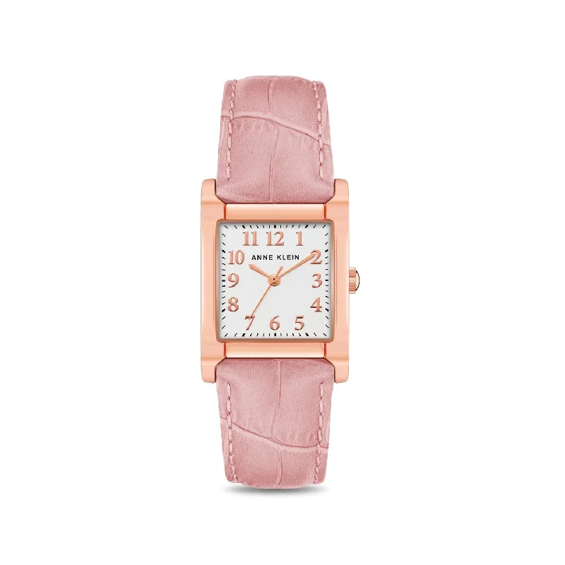 stylish watches for women with minimalist bands -Anne Klein AK3888RGPK Analog Watch For Women