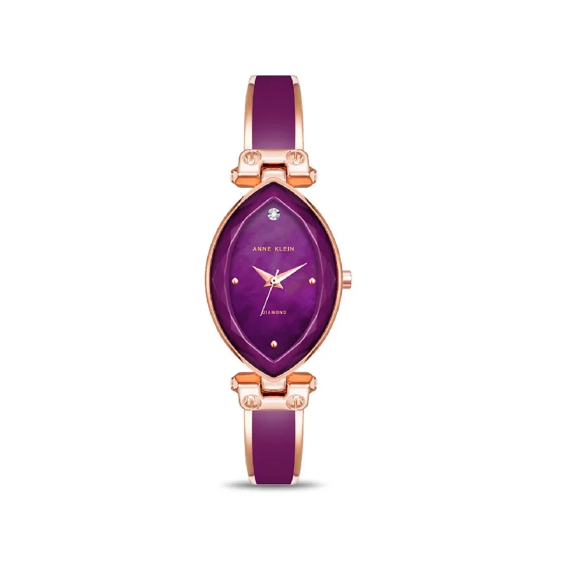 women's watches with colored dials and unique designs -Anne Klein AK4018PRRG Analog Watch For Women