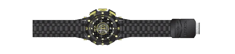 men's watches with ceramic bezels and date functions -Band For Invicta MLB 41946