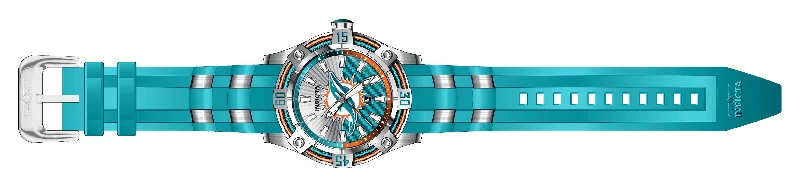 men's watches with unique skeleton dial design -Band For Invicta NFL 42071