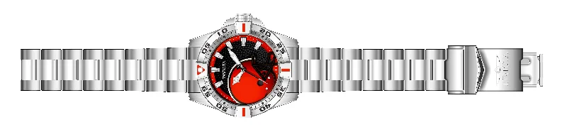 watches for women with leather bands and silver accents -Band For Invicta NFL 42143