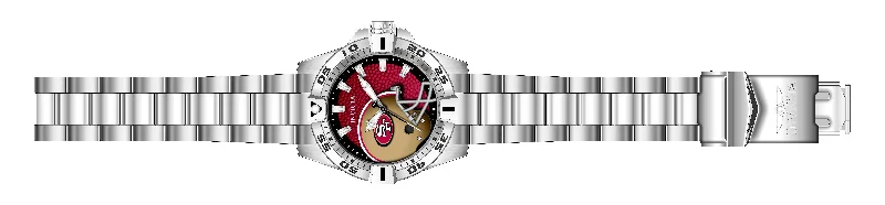 men’s watches with bold dials and classic leather bands -Band For Invicta NFL 42161