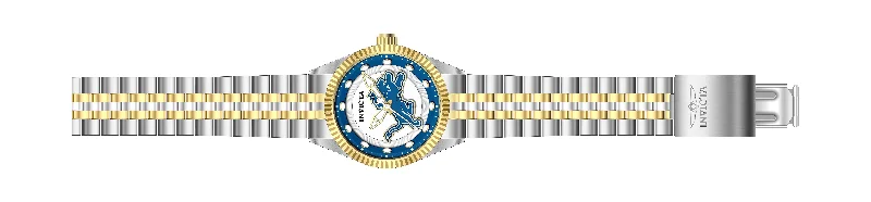 women’s watches with elegant gold design and diamond markers -Band For Invicta NFL 42463