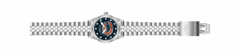 elegant women’s watches with diamond-studded bezels -Band For Invicta NFL 42490