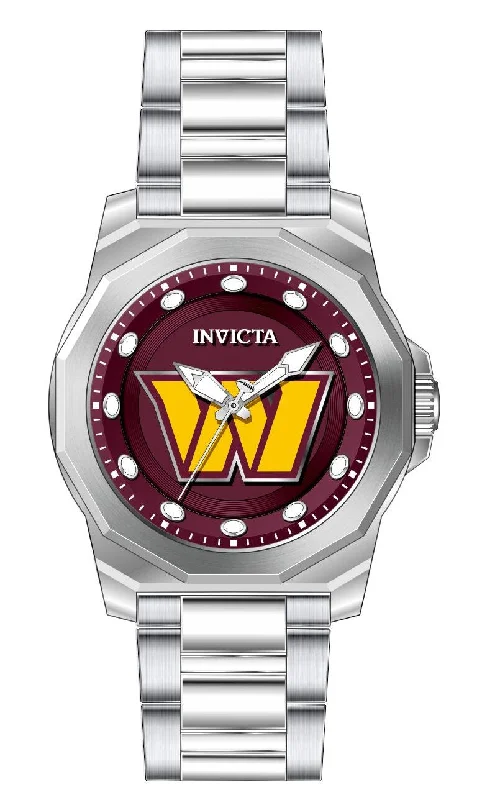 watches for men with black dial and silver hands -Band For Invicta Speedway  Men 47929