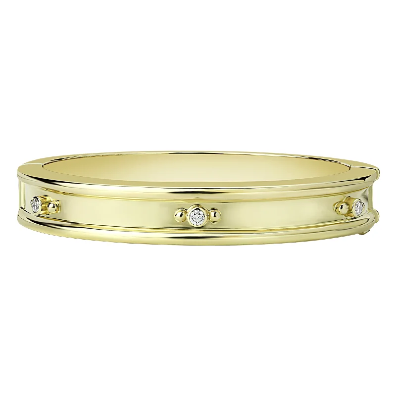 women’s signet rings in gold-Bangle - Diamond (2305E)