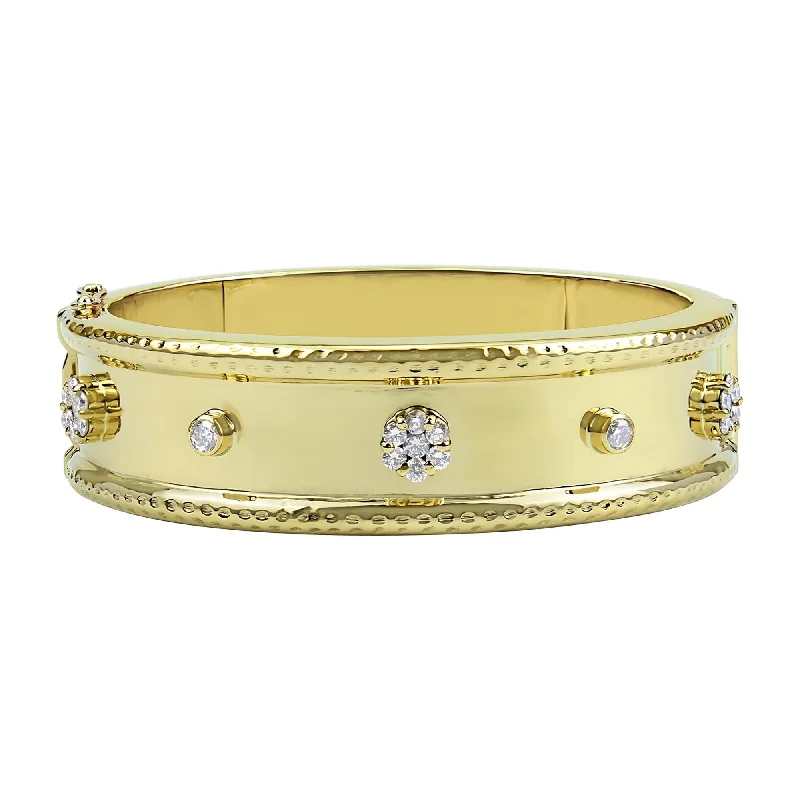 men’s vintage engagement rings with diamonds-Bangle - Diamond (2335E)