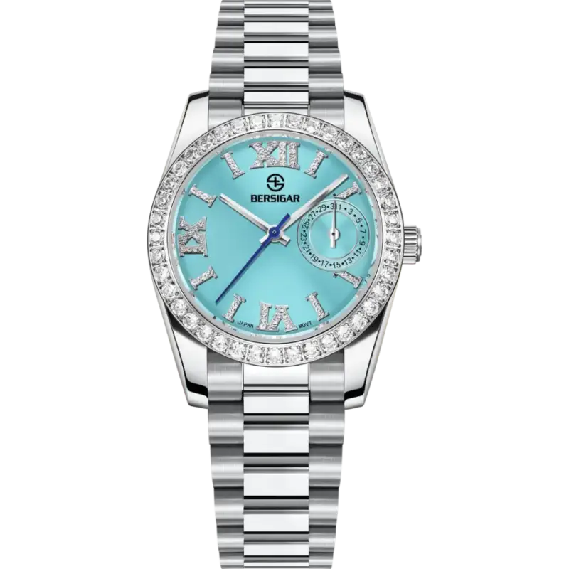 solar-powered women’s watches with modern look -Bersigar Luxuara 1776 For Women