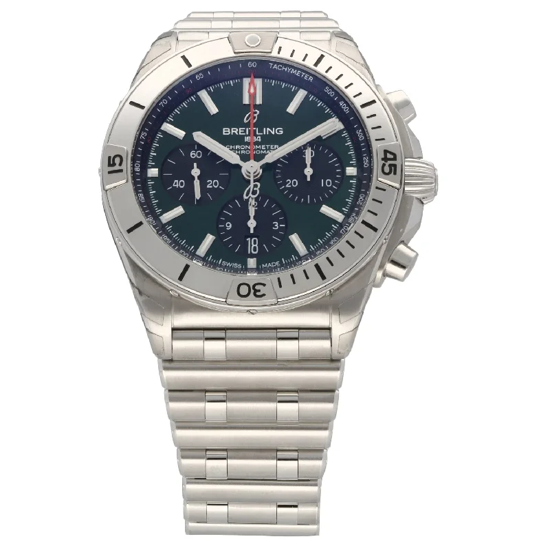 watches for women with modern digital display -Breitling Chronomat AB0134 42mm Stainless Steel Watch