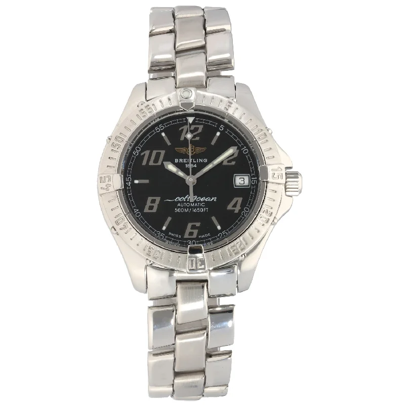 women’s watches with slim design and interchangeable bands -Breitling Colt Oceane A17350 38mm Stainless Steel Watch