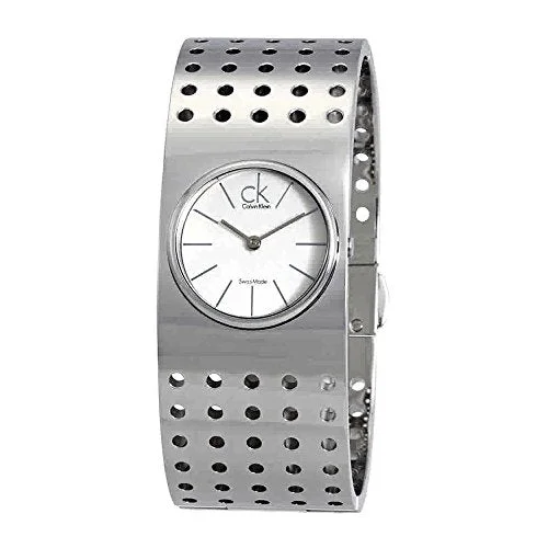 women's watches with multi-colored straps for every style -Calvin Klein Grid Women's Quartz Watch K8324120