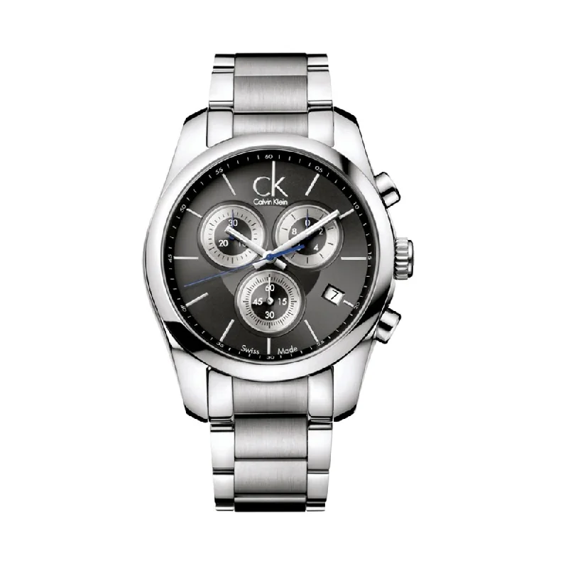 stylish watches with leather straps and classic look -Calvin Klein Strive K0K27107 For Men