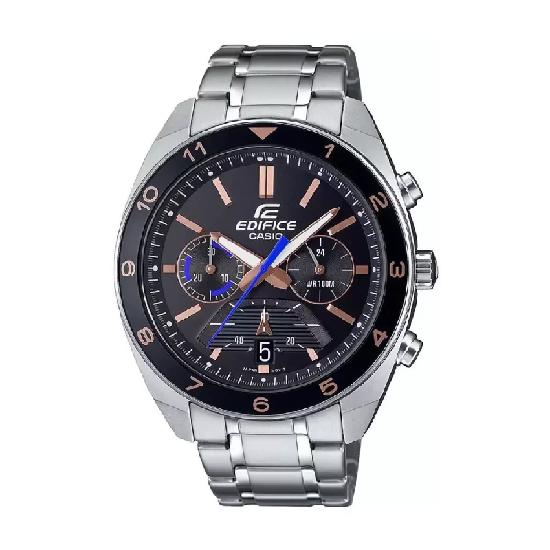 premium dive watches with superior water resistance -Casio Edifice Chronograph Black Dial Men's Watch ED484