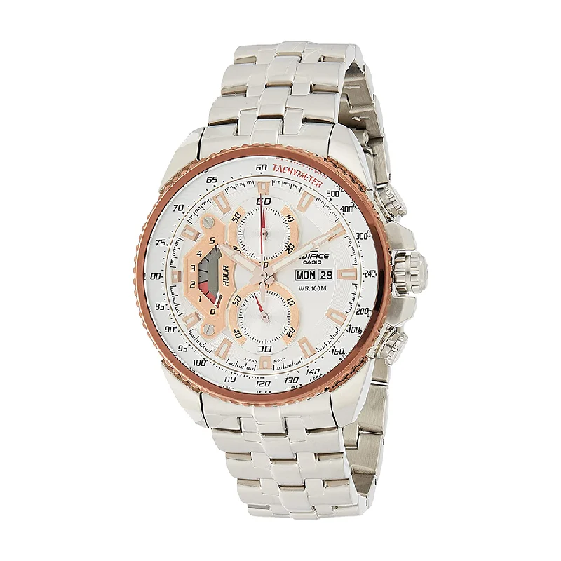 men’s watches with bold design for outdoor activities -Casio Edifice Tachymeter Chronograph Multicolor Dial Men's Watch ED438