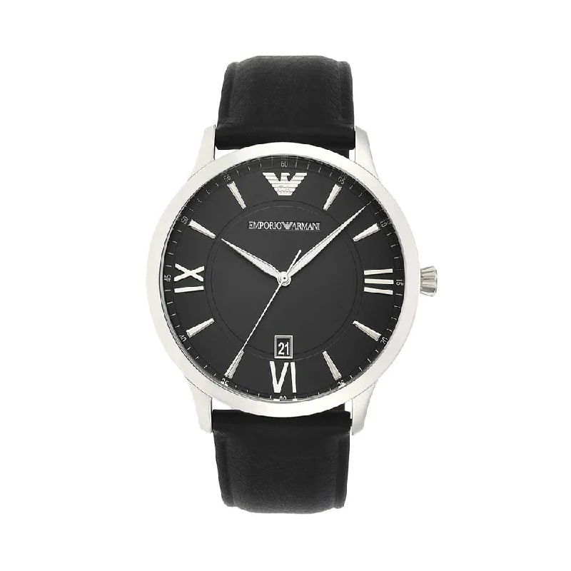 men's watches with sleek, polished look and metal bands -Emporio Armani AR11210 Men Watch