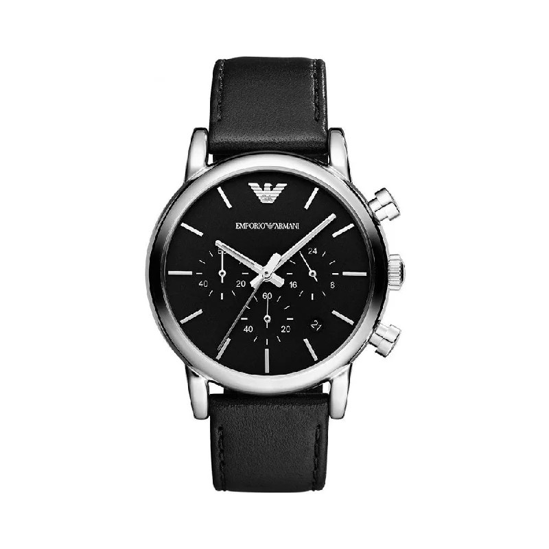 men's smartwatches with step tracking and heart rate -Emporio Armani AR1828 Men Watch