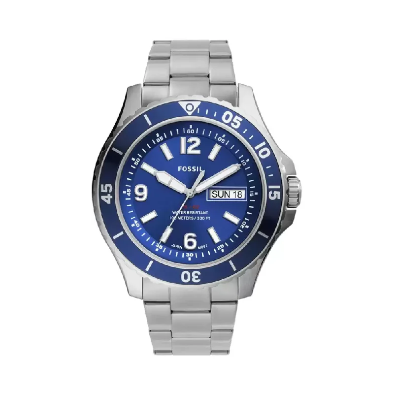 high-tech watches for men with workout tracking features -Fossil FS5691 FB-02 Analog Watch For Men