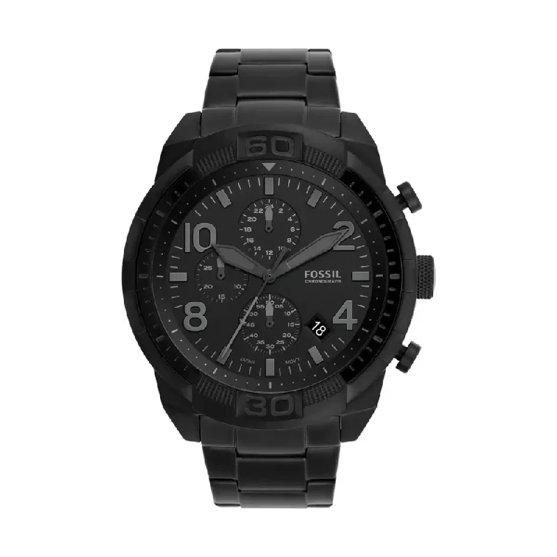 smartwatches with fitness and sleep tracking for men -Fossil FS5712 Bronson Analog Watch For Men