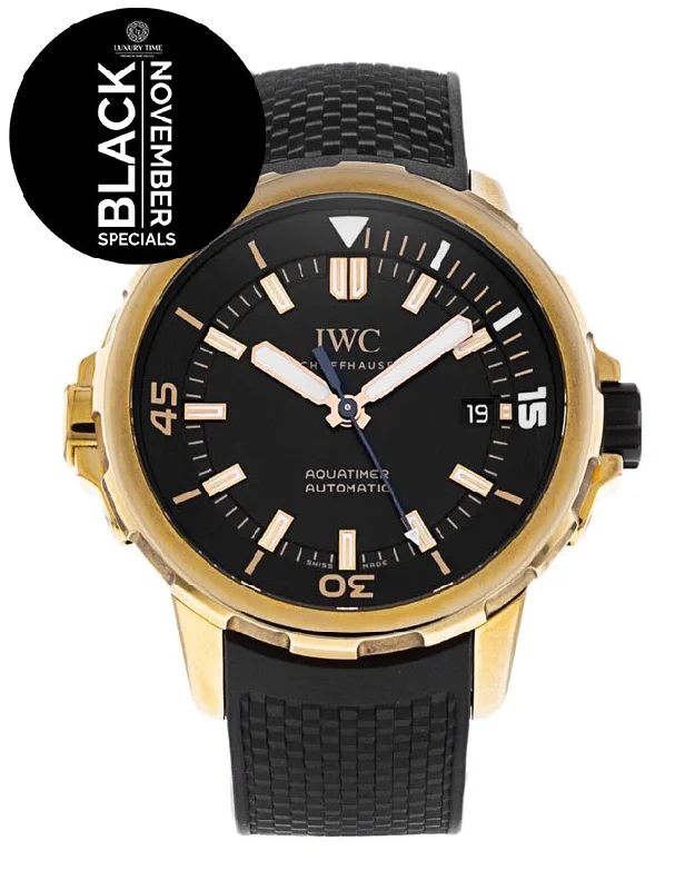 men's smartwatches with ECG and heart rate monitor -IWC Aquatimer Collectors Forum Limited Edition Men's Watch