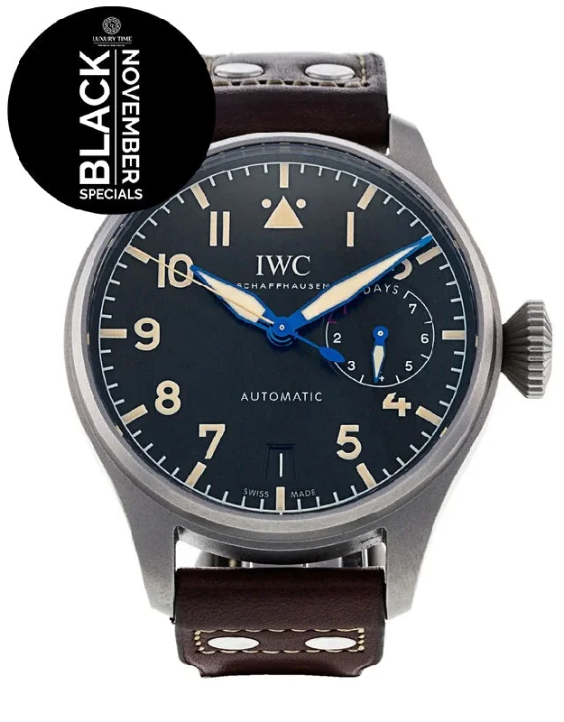 sport watches with GPS and heart rate tracking for men -IWC Big Pilot's Watch Mens Watch