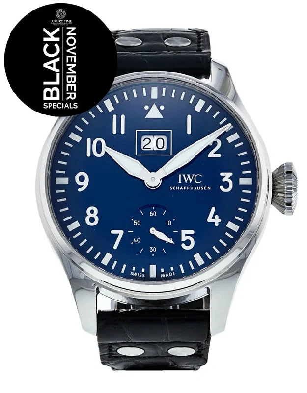 elegant men's watches with mesh bands -IWC Big Pilots Big date Men's Watch