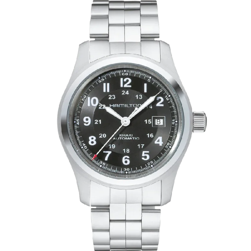 women’s watches with crystal accents and minimalist style -Hamilton Khaki Field Auto