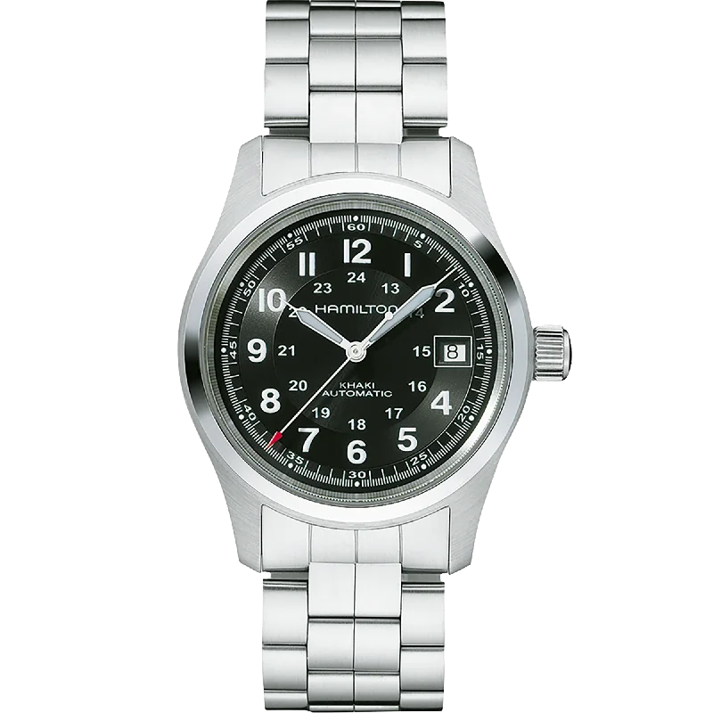 waterproof watches with advanced features for men -Hamilton Khaki Field Auto