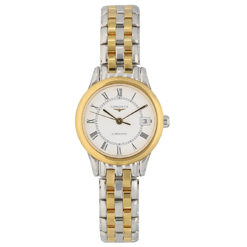 best watches for women with diamond markers -Longines Flagship L4.274.3 26mm Bi-Colour Watch