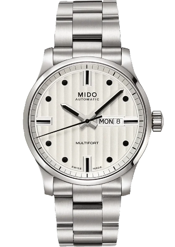 premium watches with solar technology for men -Mido Multifort Gent