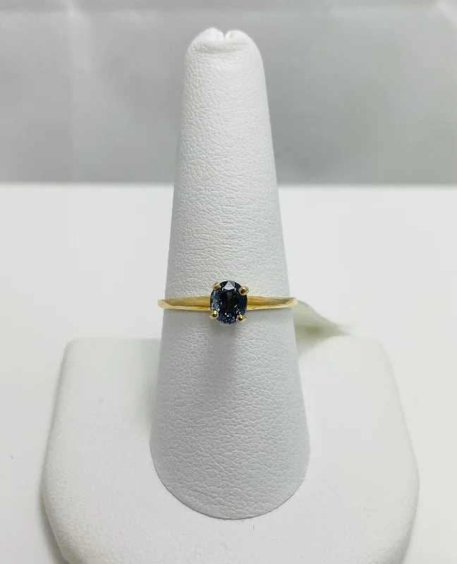 personalized wedding rings with gemstones and diamonds-New! .95ct Natural Burmese Spinel 14k Gold Ring