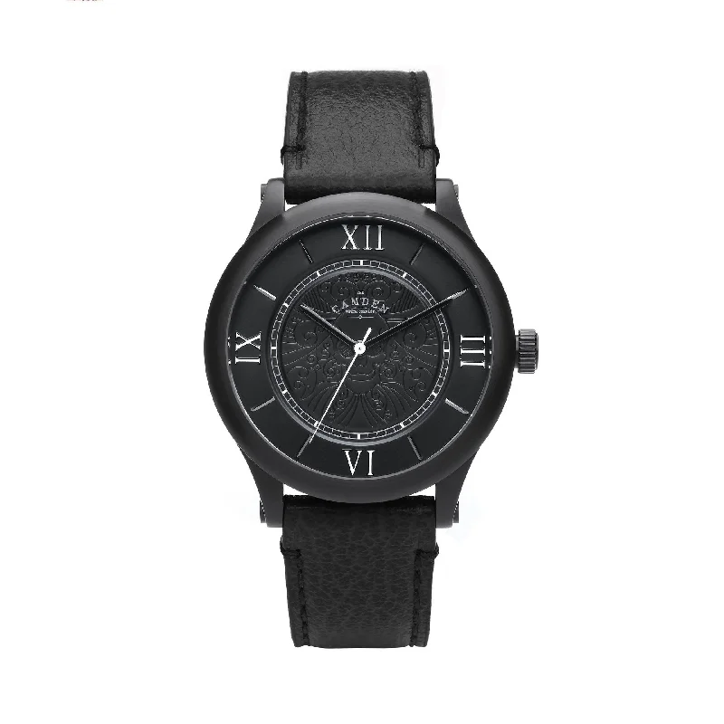 smartwatches for athletes with advanced fitness tracking -No.253 Memento Mori Black Strap