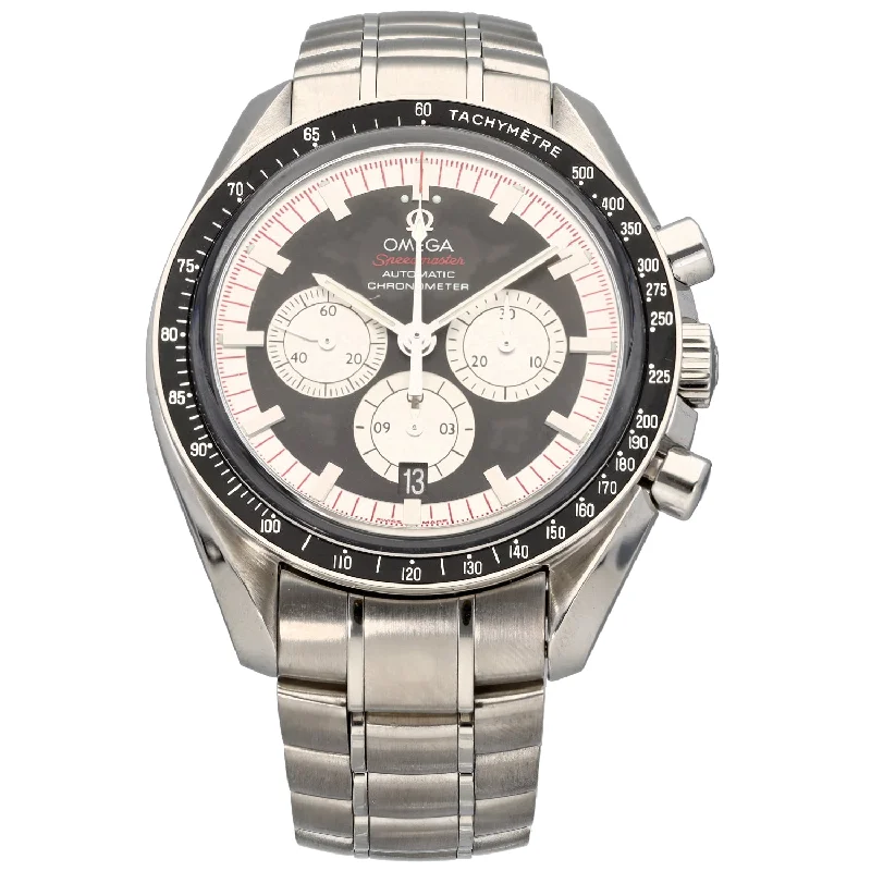 stylish watches with leather straps and classic look -Omega Speedmaster 3507.51.00 42mm Stainless Steel Watch