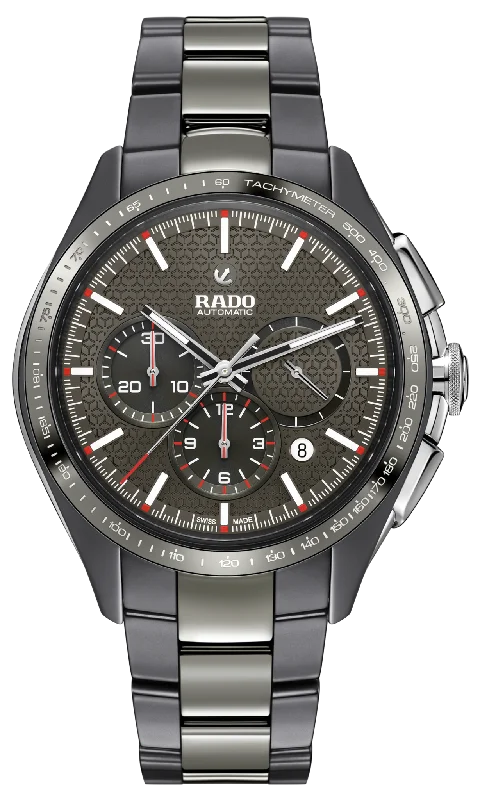 elegant smartwatches for women with touch screen -RADO HyperChrome Limited Edition Automatic Chronograph Watch for Men R32022152