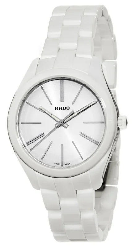 high-quality sport watches with advanced tracking for men -Rado HyperChrome White Ceramic R32321012 Womens Watch Sapphire Crystal Quartz