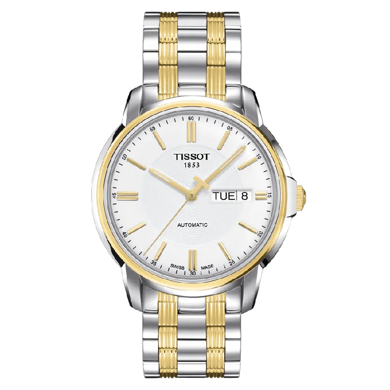 best watches for women with colorful straps and modern design -Tissot Automatics III