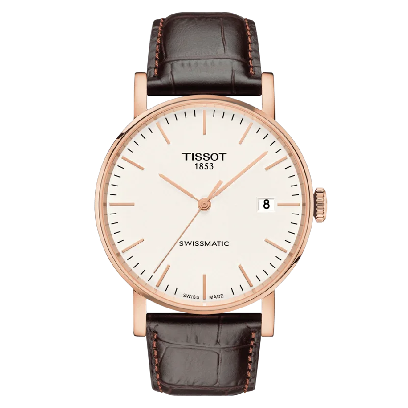 elegant women’s watches with diamond-studded bezels -Tissot Everytime Swissmatic