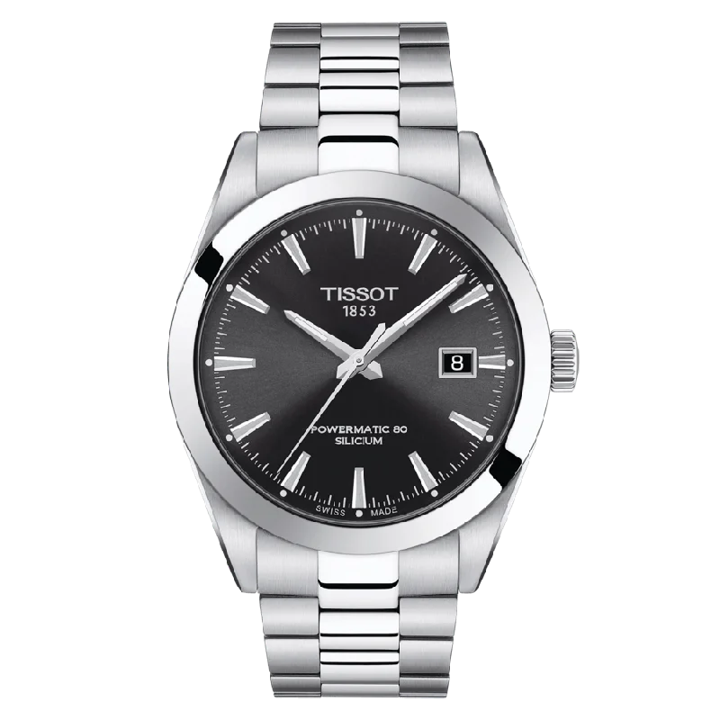 luxury watches with fine craftsmanship for women -Tissot Gentleman Powermatic 80