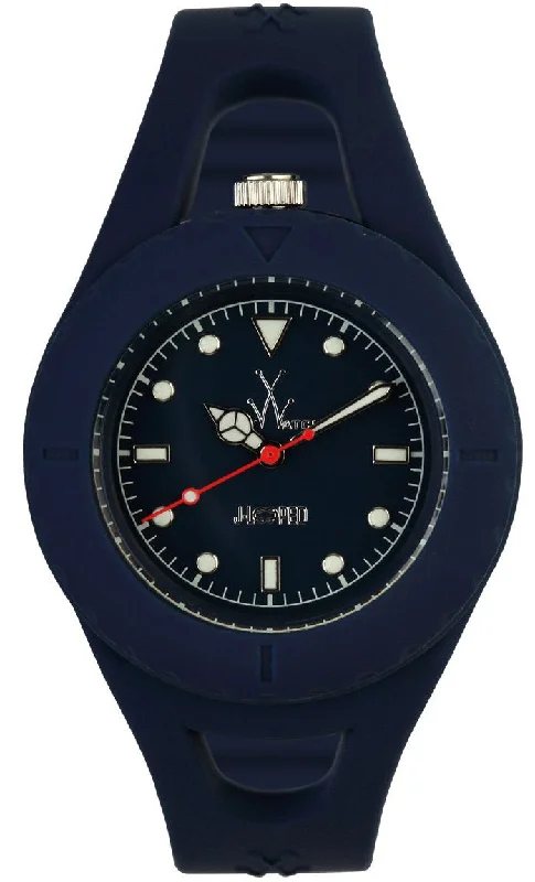 men's watches with detailed dials and simple designs -ToyWatch Jelly Looped Blue Plasteramic & Silicone Womens Watch Blue Dial JL03DB