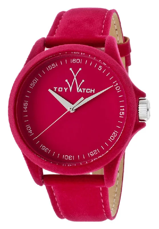 men’s watches with large, easy-to-read dials -ToyWatch Sartorial Pink Velvet Touch Womens Strap Watch PE03PS